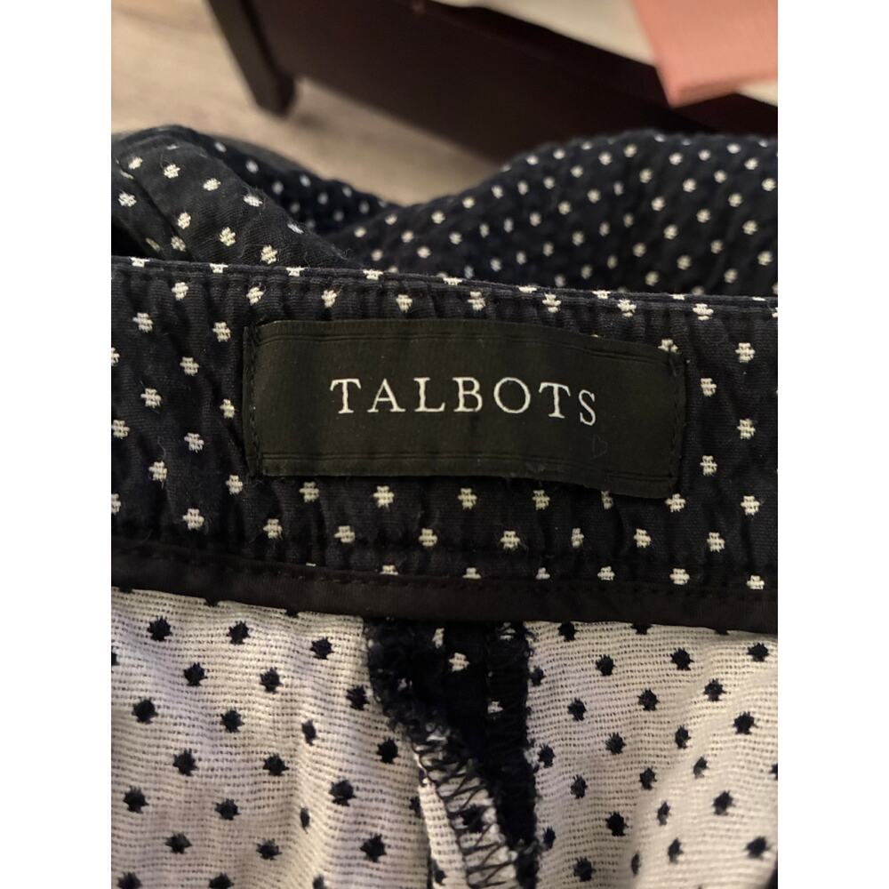 Talbots Chatham Ankle black and white polka dots size 16P - Picture 10 of 10
